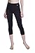 Women's Compression Capri's (Black - XS) - Body Slimming for Yoga, Hidden Pocket, Amazing Workout Pants