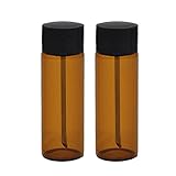 ULTNICE Pocket Glass Bottle with Snuff Spoon, Snuff