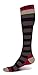 SB SOX Lite Compression Socks for Men & Women (15-20mmHg) – Best Compression Socks for Travel, Sports, and Daily Wear - XXL Sizes too! (Stripes - Gray/Purple, L/XL)