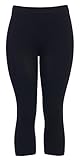 Women Basic Cheap Seamless Workout Capri Spandex Leggings with EttelLut HB