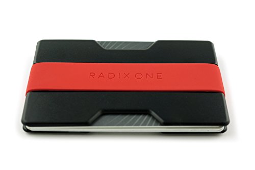 Radix One Slim Wallet (Black/Red)