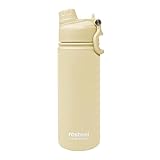 HYDRAFLOW Re-Steel Water Bottle: 17oz Dual Lid