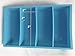 PKM Large Blue Silicone Ice Cube Tray 4 Cavity