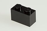 200x Lego Black 1x2 Bricks Super Pack