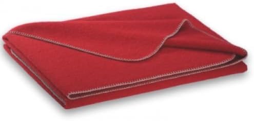 Steiner Blanket Of Alpaca and Merino Wool/Cherry Alina