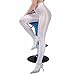 Beenoo Women's Ultra Shimmery PLUS Footed Tight,70 Den Thickness Ultra Shine Pantyhose Stockings-White