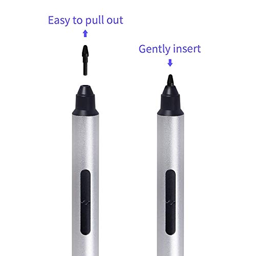 4 Pcs Replace Pen Tips, for TFIVE Pen for Surface Pro 3 and 4, Two Hard and Two Soft - Thumbnail 2