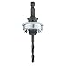 Lenox Tools 1779670 6L Snap Back Arbor with 3-1/4-Inch Pilot Drill Bit for Hole Saws