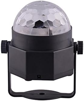 Ingleby Mini LED Car Lamp Color Changing 3W RGB Disco Ball Lights Rotating Stage lighting for Family Party with USB Cable