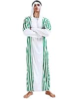 Maxim Party Supplies Men's Arab Sheik Adult Costume - Halloween - Includes Robe | Headdress