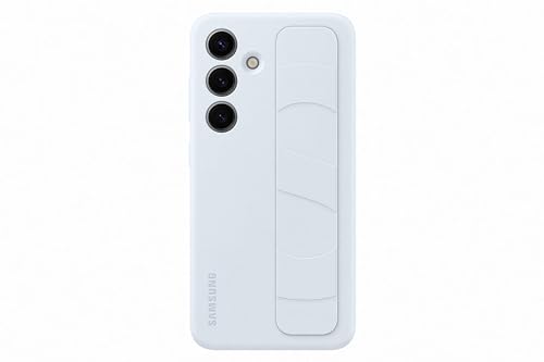 Coque en silicone avec lanière pour Samsung Galaxy S24 Bleu... en promo sur Amazon