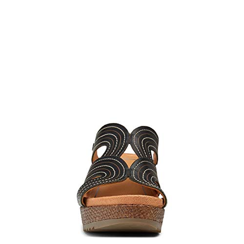 Vionic Women's Malorie Raffia Natural Wedges - Ladies Platform Sandals with Concealed Orthotic Arch Support - Image 3