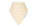 Baby Bandana Drool Bib Kit by Tiny Stars - 4 Pack of Girl Absorbent Cotton/Fleece Snap-On Bibs with 12 Baby Monthly Stickers. Great for Infant Boys and Girls – Great Baby Gift!