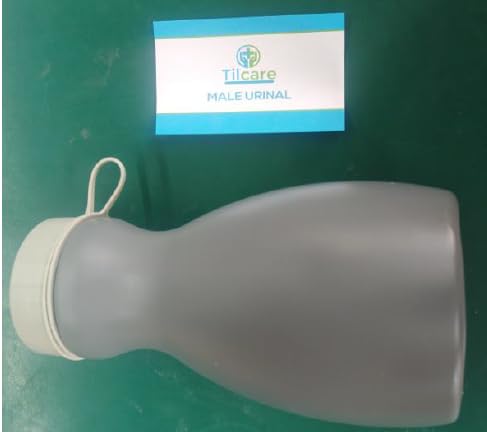 Urinals for Men Spill Proof Nighttime - Glow in Dark Urine Bottle - Portable Urinal for Men with Screw-on Lid - Pee Bottles for Men - 30oz Bedside Male Urinal - Mens Urinal, Car Travel Urinals for Men