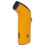 COHIBA Fashion Windproof Lighter Double Torch Jet Blue Flame Refillable Inflatable Cigar Lighter D0343 (Yellow)