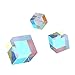 StayMax Optical Glass RGB Dispersion Prism X-Cube for Physics Decoration Art 3 Different Sizes 10mm,20mm,30mm