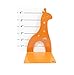 Daiso Giraffe Bookends for Kids Non-Skid Metal Orange 6.63 Inches Tall (Set of 2)