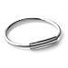 Ruifan 1PC 316L Surgical Steel Seamless Continuous Hoop Rings Nose Eyebrow Tragus Lip Ear Ring BCR 22 Gauge 8MM - Steel