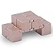 Rubik's Cube toys, mini Rubik's Cube toys for adults and children with anxiety disorders and autism (2 rose gold/gold)