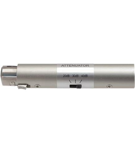 Amazon.com: Shure A15AS Switchable Attenuator (15, 20, 25 dB