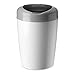 Tommee Tippee Simplee Diaper Pail Starter Set, Blocks Odor, Antibacterial, Holds 18 Diapers, 4 Refills Cartridges, Grey