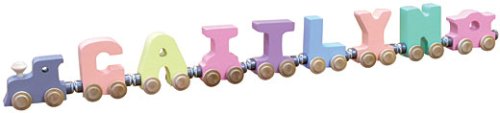 7 Letter Pastel NameTrain - Made in USA