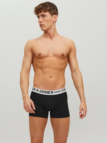 Homme Sense Trunks 3-pack Boxer, Noir, L EU