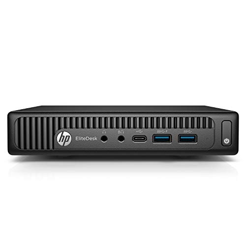 2018 HP EliteDesk 800 G2 Mini Business Desktop PC Intel Quad-Core i5-6500T up to 3.1G,8G DDR4,240G SSD,VGA,DP port,Windows 10 Professional 64 Bit-Multi-Language-English/Spanish (Renewed)