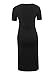 Liu & Qu Women's Maternity Bodycon Ruched Side Dress Casual Short Sleeve Dress for Daily Wearing Or Baby Shower