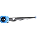 Yes4All Weighted Workout Bar – Weight Available: 5, 8, 10, 12, 15, 20, 25, 30 lbs (Multi Color) – Comfort in Use with Padded Foam Surface