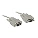 C2G 02711 DB9 M/F Serial RS232 Extension Cable, Beige (6 Feet, 1.82 Meters)