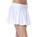 Women's Gym Dri-fit Athleta Skorts With Underwear Covered (White, Small)