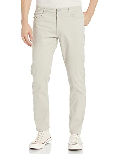 Cutter & Buck Men's Voyager 5 Pocket, Nickel, 3234