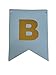 SALE! Idiogram BABY BOY Paper Bunting Banner Birthday Party Shower Christening Garland Decoration Favors