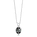 Gem Stone King 1.35 Cttw Green Mystic Topaz Gemstone Pendant Necklace | 925 Sterling Silver | Oval 8X6MM | With 18 Inch Silver Chain
