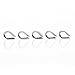 Sutemribor M5 304 Stainless Steel 5/32 Inch - 3/16 Inch Diameter Wire Rope Cable Thimbles Rigging, 20 Pieces
