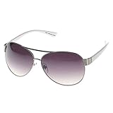 SWG EYEWEAR® White Premium Aviator Sunglasses UV400 Lens Elegant White Edition