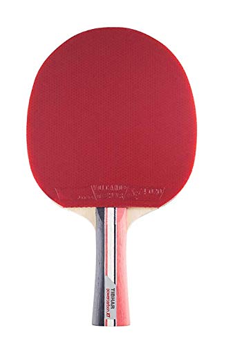 Tibhar Powercarbon XT Table Tennis Bat - Flared - Red