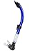 Phantom Aquatics Semi Dry Snorkel, Blue