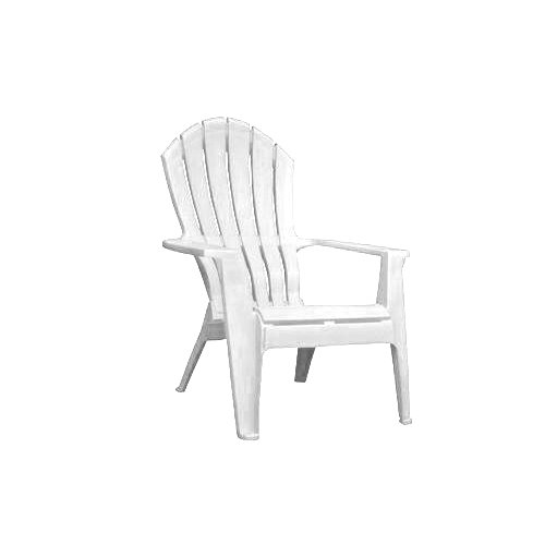 Adams 8371483700 Resin Ergo Adirondack Chair, White Resin Plastic Adirondack