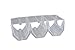 Premium Clear Plastic Stackable In-Fridge Wine Rack - Pack of 3 Wine Racks
