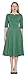 Marycrafts Women's Fit Flare Tea Midi Dress for Office Business Work