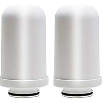 LELEKEY Ceramic Water Filter Faucet Cartridge Replacement,Stage 8 ACF Kitchen Filtration,Pack 2