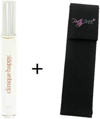 Clinique Happy Rollerball + BONUS Pouch- perfume rollerball on the go protector