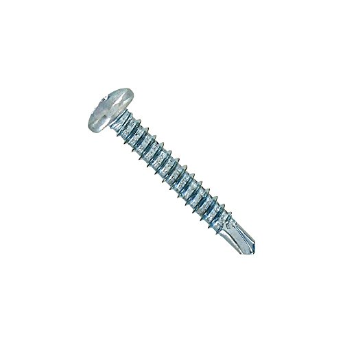 VYNEX 3101780199759 Schraube, selbstbohrend, zylindrisch, gewölbt, Stahl, 3,8 x 16 mm, 26 Stück, Grau, Einheitsgröße