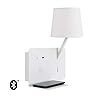 LEDKIA LIGHTING Wandlamp Bohr met Bluetooth luidspreker en USB-speler LED Wit