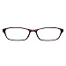 EyeBuyExpress Shield Burgundy Reading Glasses Magnification Strength 4.25