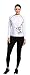 BeautyIn Women's Long-Sleeve Rashguard Shirt UPF 50+ Rash Guard Swimsuit Top,White,Medium