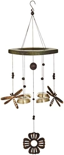 Jade Garden 3811082 2 Dragonfly Wind Chime with Bells
