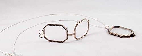 NeckGlasses Reading Glasses with Necklace - Dianna Locket Style